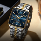⏳ Sconto 50% a Tempo Limitato! 💥 Orologio al Quarzo con Quadrante Quadrato Classico da Uomo