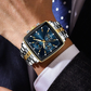 ⏳ Sconto 50% a Tempo Limitato! 💥 Orologio al Quarzo con Quadrante Quadrato Classico da Uomo