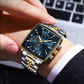 ⏳ Sconto 50% a Tempo Limitato! 💥 Orologio al Quarzo con Quadrante Quadrato Classico da Uomo