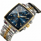 ⏳ Sconto 50% a Tempo Limitato! 💥 Orologio al Quarzo con Quadrante Quadrato Classico da Uomo