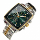 ⏳ Sconto 50% a Tempo Limitato! 💥 Orologio al Quarzo con Quadrante Quadrato Classico da Uomo