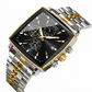 ⏳ Sconto 50% a Tempo Limitato! 💥 Orologio al Quarzo con Quadrante Quadrato Classico da Uomo