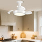 Mini ventilatore da soffitto con luce e telecomando