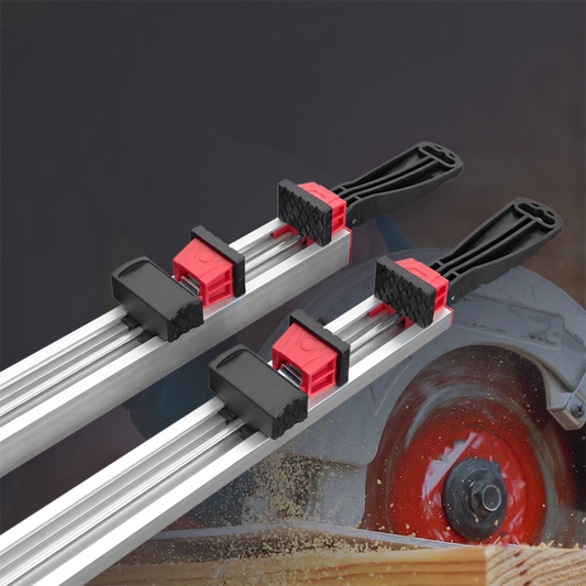 📏 PROMO FLASH: 50% DI SCONTO! Morsetto Guida di Taglio Dritto in Alluminio – Serraggio 120 kg, 690 mm & Compatibile con Sega/Fresatrice per Tagli Precisi ⚙️✨