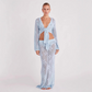 Set Copricostume da Spiaggia in Maglia da Donna