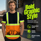 👷 50% DI SCONTO! 🦺 T-Shirt da Lavoro Alta Visibilità – Pannelli Fluorescenti, Banda Riflettente & Tessuto Traspirante – Ideale per Cantiere, Viabilità e Lavori Esterni – Taglie XS a 6XL ✨💪