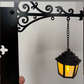 Lampada fermalibri a lampione retro in miniatura