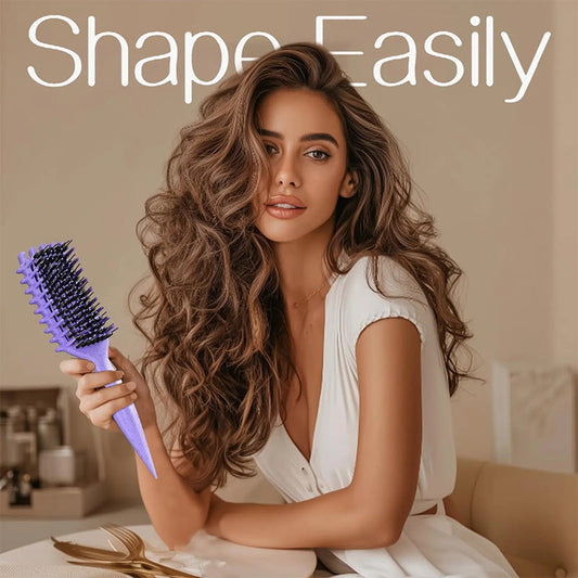 1 ACQUISTA， 1 REGALATO💨 Spazzola districante ventilata per capelli ricci – districa senza spezzare e dona volume! 🌀✨