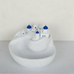 Vassoio Portachiavi in Ceramica a Tema Oceano Blu e Bianco – Decorazione Casa