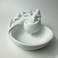 Vassoio Portachiavi in Ceramica a Tema Oceano Blu e Bianco – Decorazione Casa