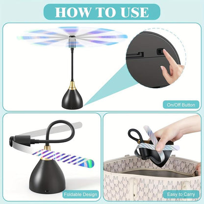 📢📢50% DI SCONTO!! ⏰Ventilatore Antizanzare Intelligente – Alimentato USB/batteria, silenzioso, portatile – zona senza insetti ovunque. 🏡✅