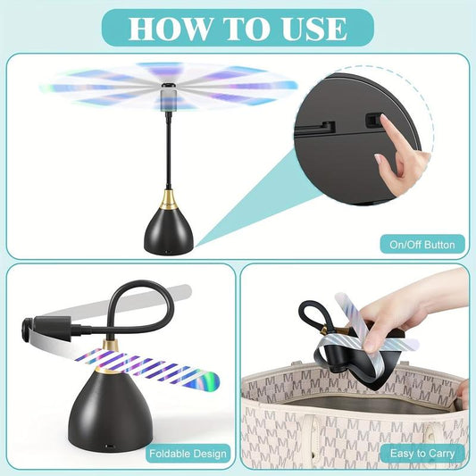 📢📢50% DI SCONTO!! ⏰Ventilatore Antizanzare Intelligente – Alimentato USB/batteria, silenzioso, portatile – zona senza insetti ovunque. 🏡✅