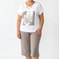 🎉 OFFERTA LIMITATA 50% DI SCONTO! 🌸 Completo Casual Due Pezzi da Donna Scollo a V e Pantaloni Corti – Vestibilità Rilassata & Tessuto Premium Amico della Pelle ✨