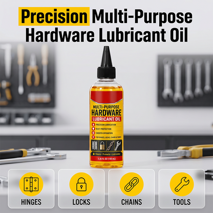 📢📢50% DI SCONTO!! ⏰🔧 Olio Lubrificante Multiuso 4-in-1 – 30ml – Antiruggine & Antigrippaggio per Cerniere, Lucchetti, Bici & Attrezzi