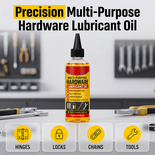 📢📢50% DI SCONTO!! ⏰🔧 Olio Lubrificante Multiuso 4-in-1 – 30ml – Antiruggine & Antigrippaggio per Cerniere, Lucchetti, Bici & Attrezzi
