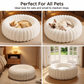 Cuccia Rotonda Ultra-Morbida Calmante per Gatti e Cani 🐾 Arrotolati, Rilassati – Un Abbraccio Accogliente in Forma di Letto ✨