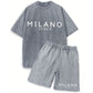 Completo Casual da Uomo T-Shirt e Pantaloncini