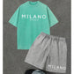 Completo Casual da Uomo T-Shirt e Pantaloncini