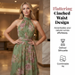🌸 50% DI SCONTO! 👗 Elegante Vestito Maxi con Stampa Floreale & Collo all'Americana – Tessuto Fluente, Valorizzante & Stile Boho – Ideale per Estate, Vacanze & Serate Calde ☀️