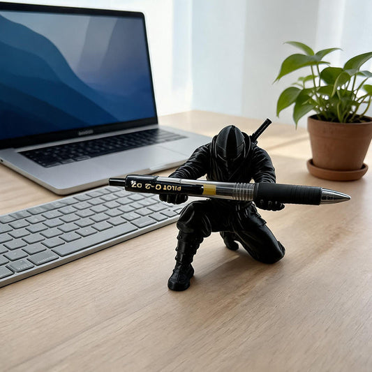 ⚔️ ACQUISTA 1, RICEVI 1 GRATIS! 🖊️ Portapenne Samurai Stampato in 3D – Elegante, Stabile & Pratico – Perfetto Organizer da Scrivania per Ufficio & Casa 🏯