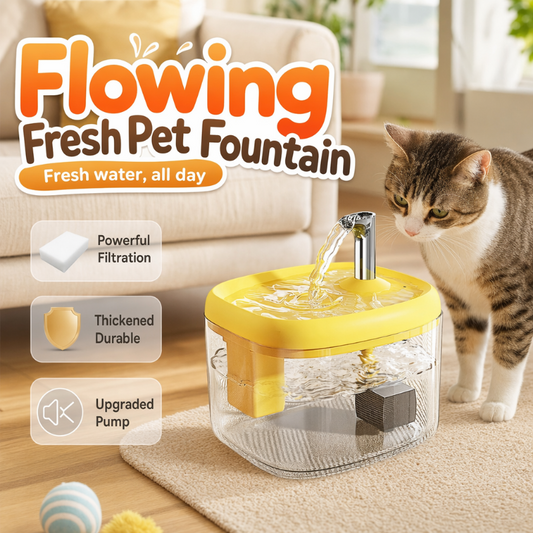 🎁🔥Ultimo giorno di saldi 50% DI SCONTO🔥Distributore d’Acqua Silenzioso per Animali con Ciotola in PET Alimentare