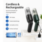 🛏️✨ 50% DI SCONTO! Senza fili, 15000PA di aspirazione e luce UV-C che elimina batteri e acari. Questo mini aspirapolvere trasforma ogni materasso, divano e sedile auto in un'oasi pulita e fresca – 45 minuti di potenza ininterrotta.