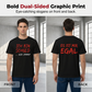 T-Shirt Nera da Uomo con Slogan Tedesco Divertente – Casual Manica Corta Girocollo