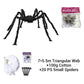 🕷️ SCONTO 50% | Ragno Gigante di Halloween 🎃 Occhi Luminosi 🕷️ Decorazione da Giardino Spettacolare
