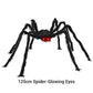 🕷️ SCONTO 50% | Ragno Gigante di Halloween 🎃 Occhi Luminosi 🕷️ Decorazione da Giardino Spettacolare