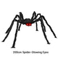 🕷️ SCONTO 50% | Ragno Gigante di Halloween 🎃 Occhi Luminosi 🕷️ Decorazione da Giardino Spettacolare