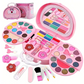 🏆50% DI SCONTO PER TEMPO LIMITATO💄Set Giocattolo Trucco Lavabile per Bambine con Borsa Rosa Portatile