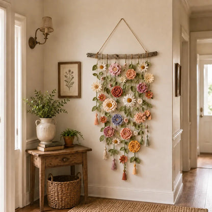 💗 ULTIMO GIORNO DI SALDI – 50% DI SCONTO! ⚡ OLTRE 50.000 PEZZI VENDUTI!! 💮 Decorazione murale a uncinetto a forma di fiore 🖼️