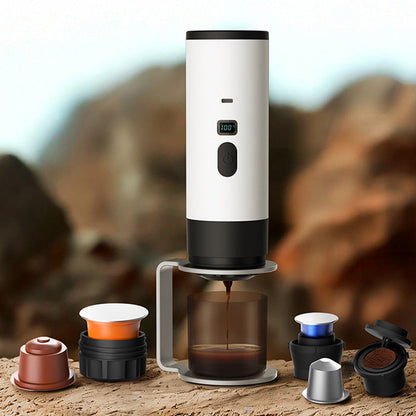 ☕🚗 【Prezzo Storico Minimo – Solo Oggi!】 Macchina da Espresso Portatile da Viaggio – Compatta, a Batteria & Perfetta per un Caffè Fresco in Viaggio, in Auto o in Tenda ⛺✨