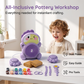 Kit Tornio da Vasaio Elettrico per Bambini – Argilla Fai da Te e Attività Creativa