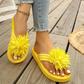Infradito Floreali da Donna Leggere Pantofole Estive