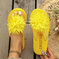 Infradito Floreali da Donna Leggere Pantofole Estive