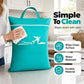 🧳✨ Borsa Portabiancheria da Viaggio in Tessuto Oxford 💧 – Separa Capi Puliti & Usati, Impermeabile, Manici Rinforzati, 4 Colori – Ideale per Viaggi, Sport & Traslochi 🏠