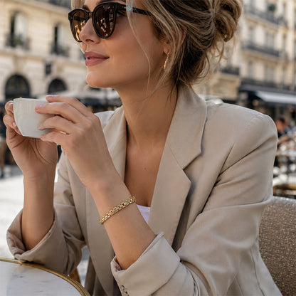 💎✨ 50% DI SCONTO! Elegante Bracciale a Catena Dorata da Donna – Maglia Fine, Placcato Oro & Delicato sulla Pelle – Perfetto per Uso Quotidiano, Occasioni Speciali o come Regalo 💛