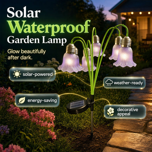 📢📢40% DI SCONTO!! ⏰Lampade Solari a Fiore Decorazioni da Giardino Esterno 💐💡