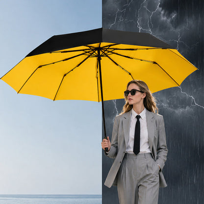 🌂 Ombrello Automatico Grande Sole e Pioggia – telo extra large da 125 cm, resistente ai raggi UV e ad asciugatura rapida.