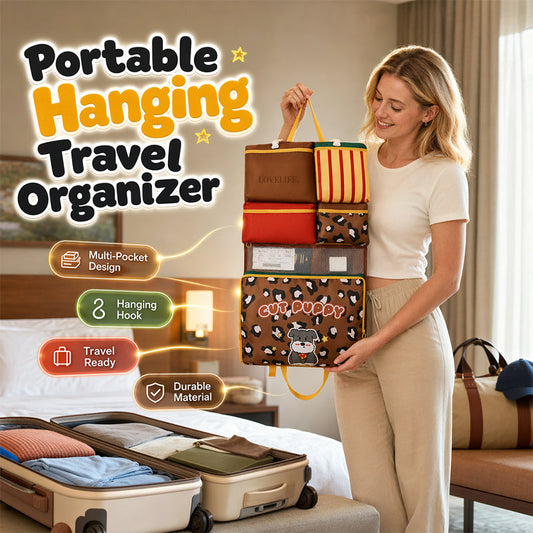 💥Bestseller 2026🎁Borsa Organizer da Viaggio Pieghevole con Gancio