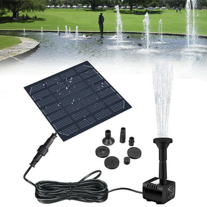 🌿 50% DI SCONTO! 💦 Kit Pompa Fontana Solare da Giardino – Alimentata a Energia Solare, Resistente alle Intemperie & Facile da Installare – Perfetta per Laghetti, Bagni per Uccelli & Decorazioni ☀️