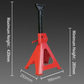 🔧 50% DI SCONTO! ⚡ Cavalletto di Supporto per Auto Uso Pesante – Fino a 3t di Portata, Regolabile in Altezza e Antiruggine – Stabile e Sicuro per Ogni Officina 🛠️