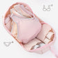 🧳 -50%! 👙 Pochette Portabiancheria Intima da Viaggio – Poliestere Morbido – Scomparti Dedicati – Cerniera Scorrevole – Rosa/Bianco – 2 Misure 🎒