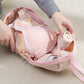 🧳 -50%! 👙 Pochette Portabiancheria Intima da Viaggio – Poliestere Morbido – Scomparti Dedicati – Cerniera Scorrevole – Rosa/Bianco – 2 Misure 🎒