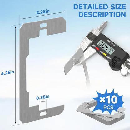 Distanziale per Placca a Parete a Filo – Metallo Premium, Correzione Profondità Presa, Installazione Professionale 🔧⚡