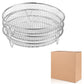🍳✨ Griglie Impilabili per Friggitrice ad Aria – 3 Livelli, Acciaio Inox Alimentare, Flusso d’Aria Uniforme – Tonde, Quadrate & Rettangolari 🔧
