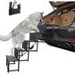 🐕 Scalini Pieghevoli Antiscivolo Portatili per Cani in Auto – 4 Gradini Resistenti per Animali Domestici