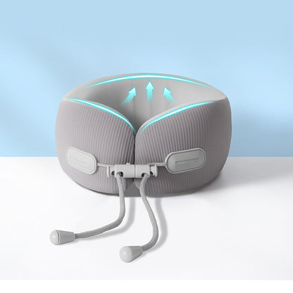 💤✈️ Cuscino da Viaggio Cervicale a U in Memory Foam – Supporto Ergonomico a 360°, Coulisse Regolabile & Custodia Compatta 🛡️