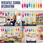 🎉✏️ Decorazioni Party Colorate con Spirali Pendenti a Forma di Matita – 48 Pezzi, PVC e Carta, Perfette per Aule e Feste Scolastiche